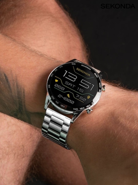 Sekonda 45mm Active Plus Smart Watch in Silicone Strap (629847) | £100