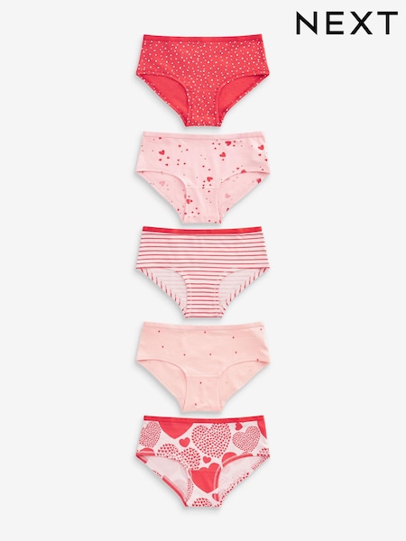 Red Hipsters 5 Pack (2-16yrs) (630331) | £9 - £13