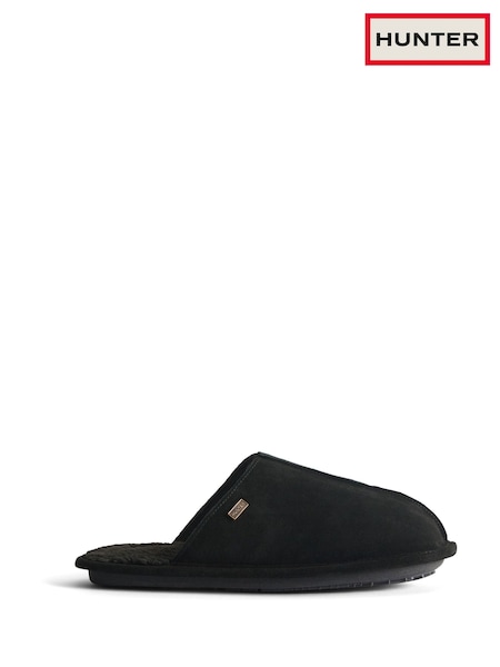 Black - Regular Hunter Mule Slippers