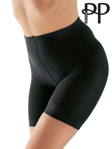 Pretty Polly 100 Denier Naturals Cooling Black Shorts 2 Pair Pack (631070) | £22
