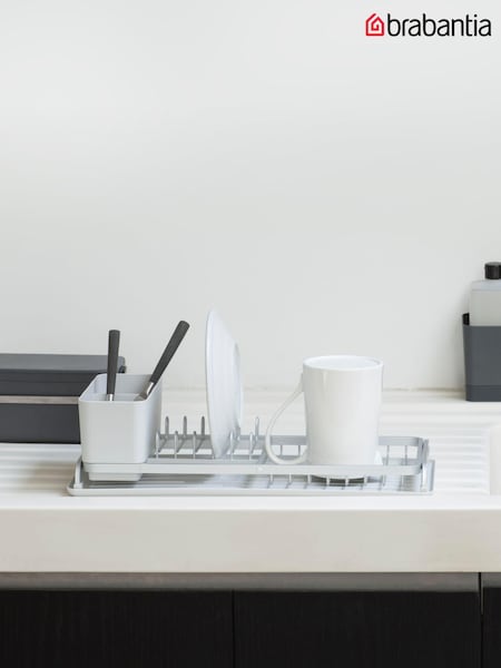Brabantia Light Grey Compact Dish Drainer (631407) | £40