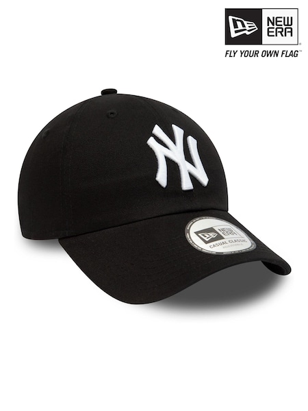 New Era® New York Yankees Essential Black 9TWENTY 100% Cotton Adjustable Cap (631532) | £23