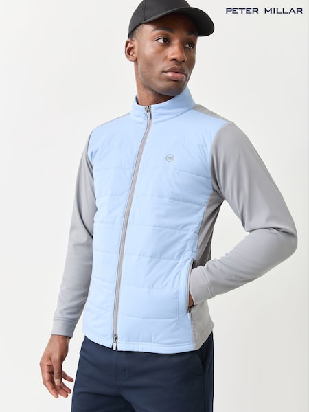 Blue - Regular Peter Millar Merge Hybrid Jacket
