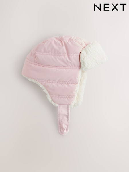 Pink - Ski Trapper Hat (3mths-13yrs)