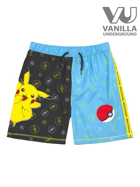 Vanilla Underground Black Pokemon Licensing Swim Shorts (632600) | £16