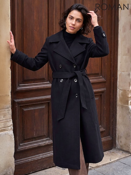 Black - Roman Preminum Smart Coat