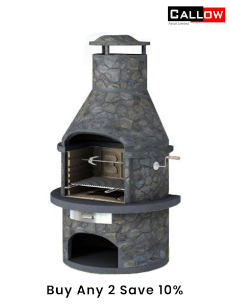 Callow Grey Garden Rondo Slate Masonry BBQ (633568) | £1,130