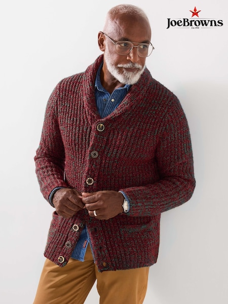 Red - Regular Joe Browns Anchor Cardigan