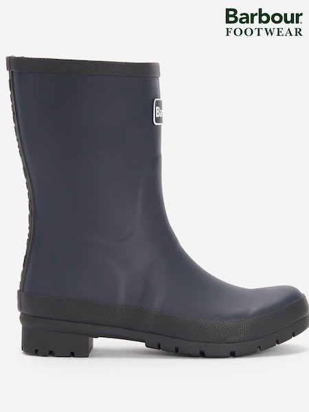 Barbour® Navy Banbury Wellington Boots (634065) | £65