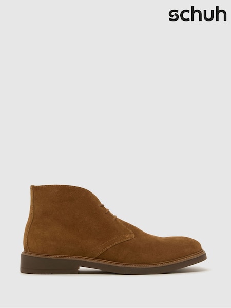 Brown - Regular Schuh Galvin Suede Chukka Boots
