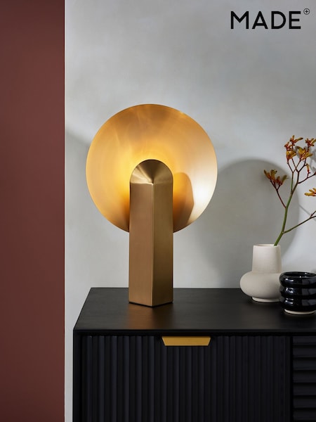 MADE.COM Brass Axel Table Lamp (635443) | £95