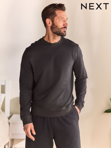 Slate Grey 100% Cotton Lightweight Crew Neck Sweatshirt (636251) | £20