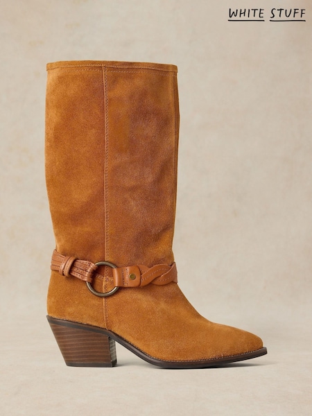 Brown - White Stuff Savannah Slouch Boots