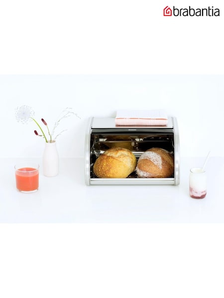 Brabantia White Roll Top Bread Bin Medium (638328) | £40