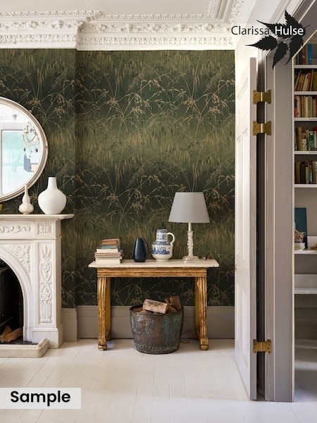 Clarissa Hulse Meadow Grass A4 Wallpaper Sample