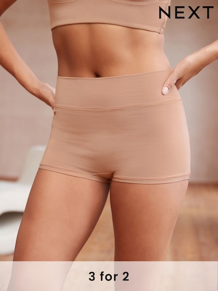 Neutral Short Ultimate Comfort Knickers (639954) | £10