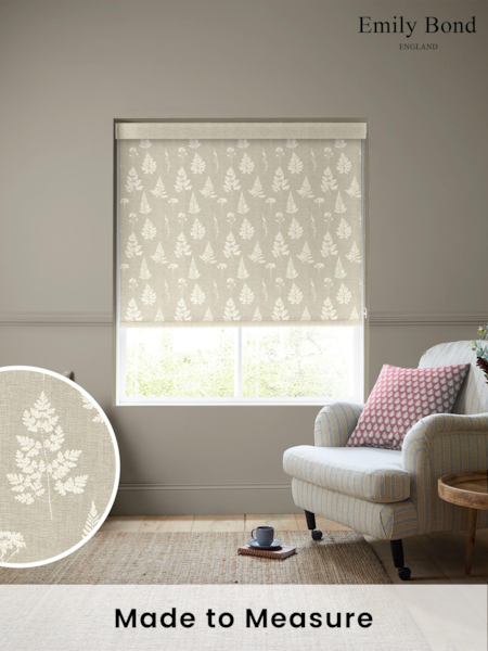 Emily Bond Linen Tynesfield Made to Measure Roller Blinds (640312) | £58