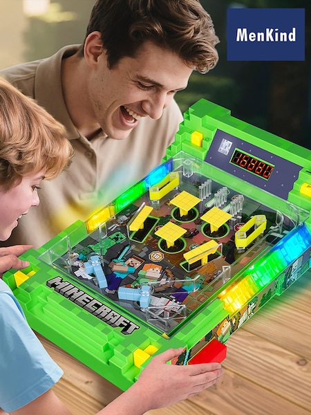 Menkind Minecraft Arcade Pinball Table Game