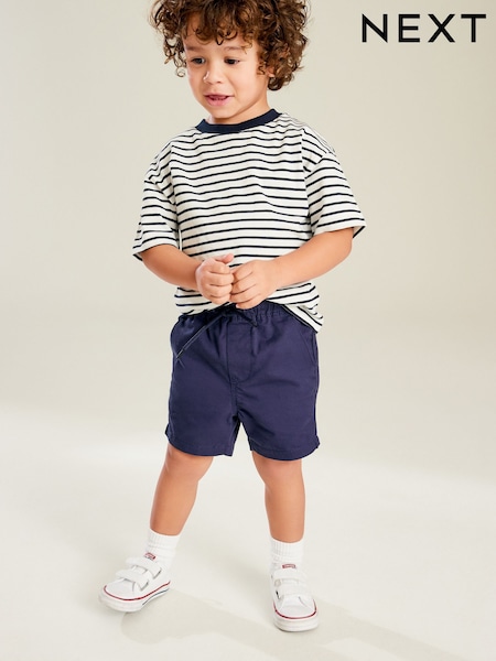 Navy Blue Pull On Shorts (3mths-7yrs) (642451) | £5 - £6