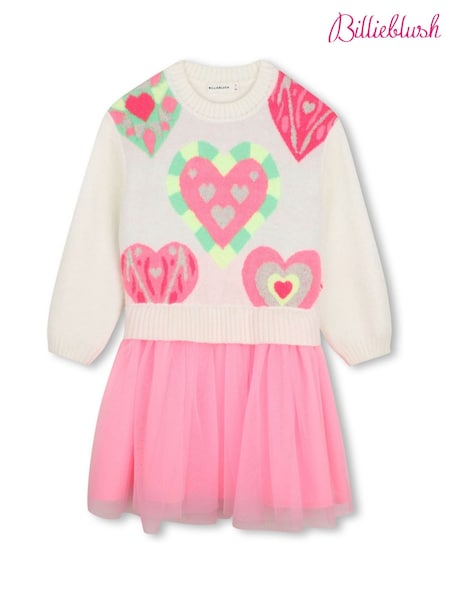 Pink - Billieblush Bi-material Dress