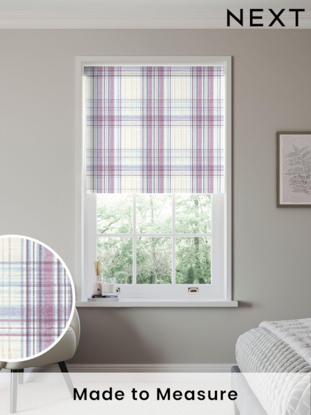 Mulberry Purple Athena Made to Measure Blackout Roller Blind (644716) | £63