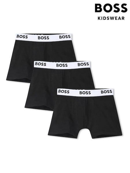 Black - Boss Boxers 3 Pack
