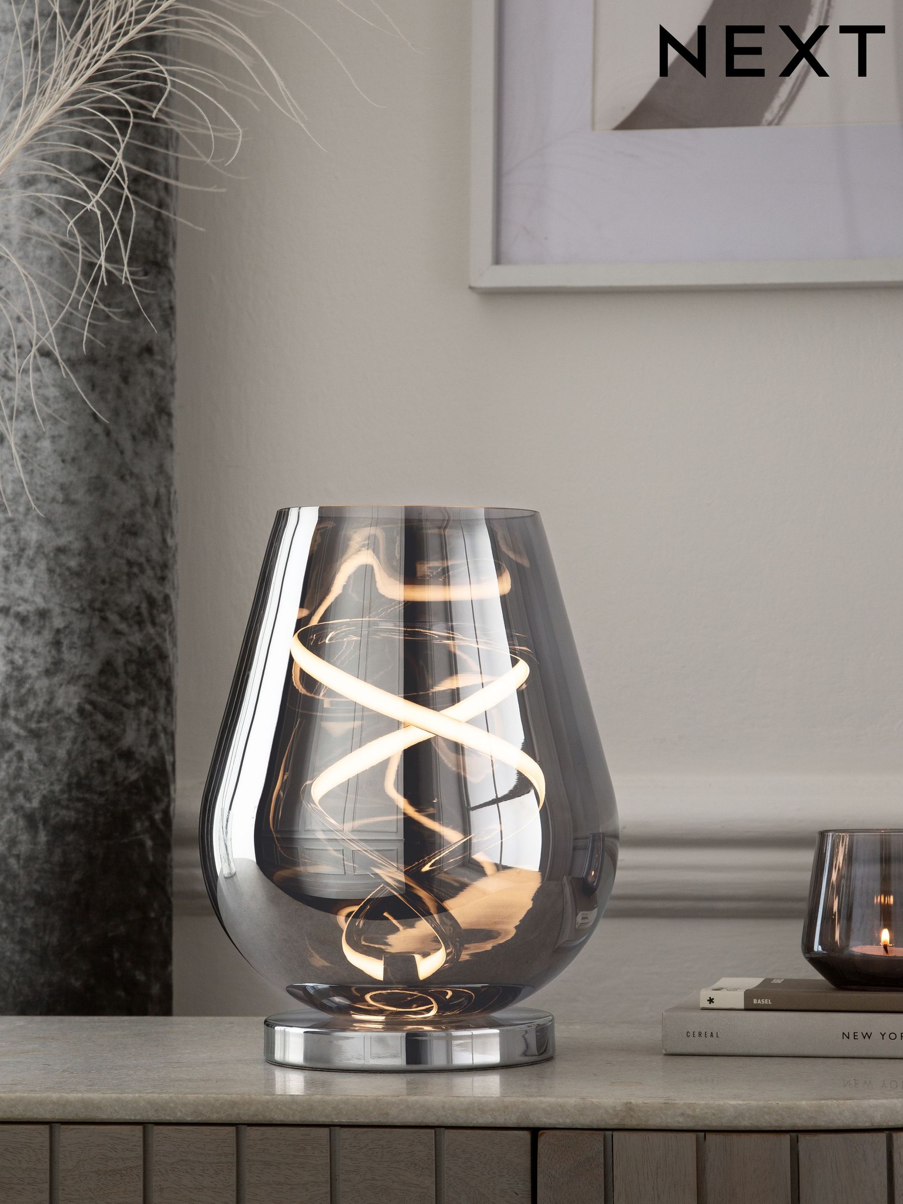 Chrome Table Lights Chrome Touch Table Lamps Next UK