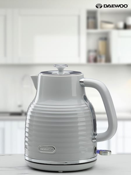 Daewoo Grey Sienna 1.7L 3KW Jug Kettle (645457) | £50