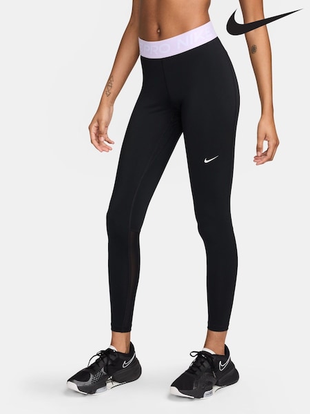 Nike Black/Purple Pro 365 Leggings (646178) | £40