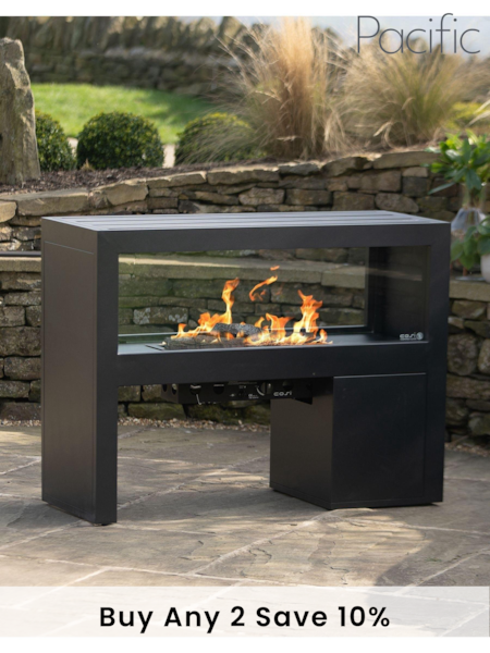Pacific Black Garden Cosivista 120 Fire Pit (646761) | £1,600
