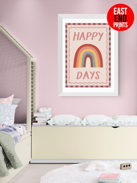 East End Prints Happy Days Wall Art Print By Kid Of The Village