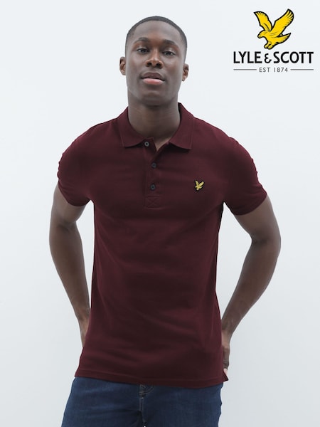 Lyle & Scott Merlot Plain Polo Shirt (647478) | £55