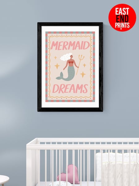 East End Prints Mermaid Dreams Wall Art Print By Kid Of The Village