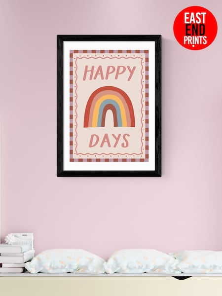 East End Prints Happy Days Wall Art Print By Kid Of The Village