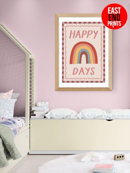 East End Prints Happy Days Wall Art Print By Kid Of The Village