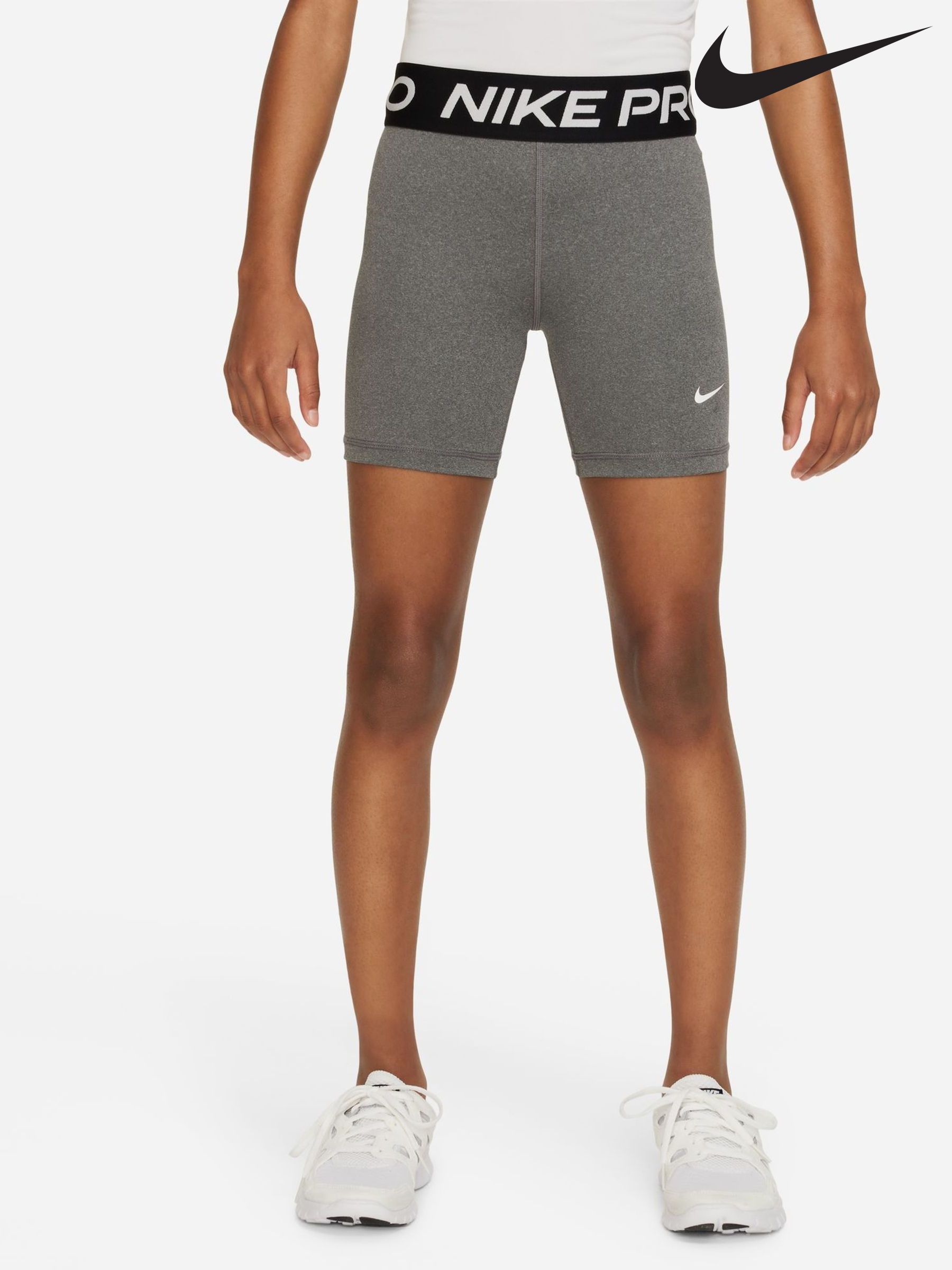 womens grey nike pro shorts