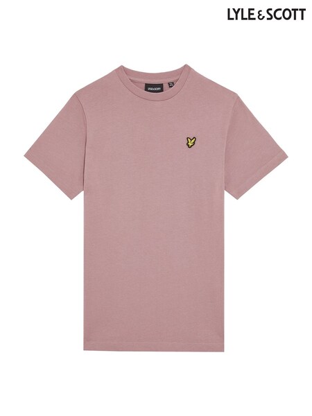 Lyle & Scott Mauve Purple Boys Essentials 100% Cotton Crew Neck T-Shirt (649484) | £15.50