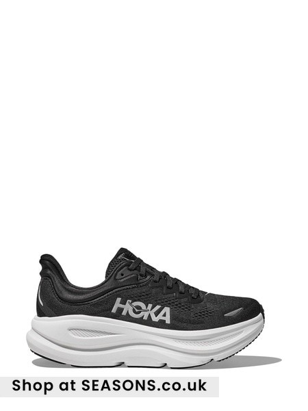 Black/White - Regular Hoka Bondi 9 Trainers