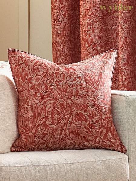 Wylder Brick Grantley Jacquard Cushion (650284) | £28