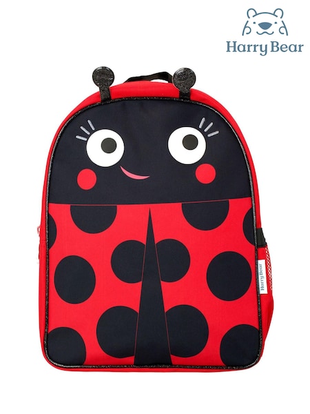 Harry Bear Red Girls Ladybird Backpack (651765) | £15