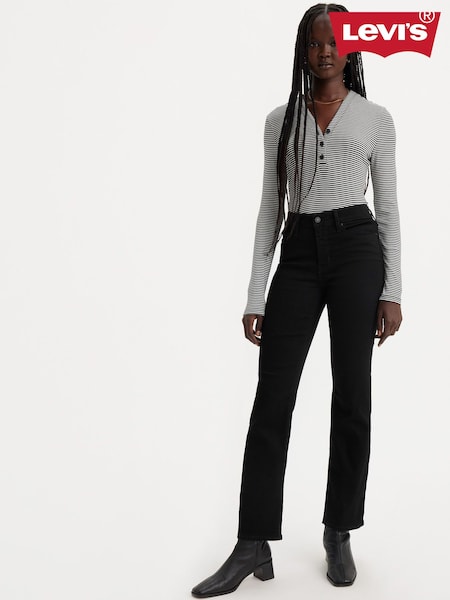 Levi's® Soft Black 314™ Shaping Straight Jeans (654428) | £80
