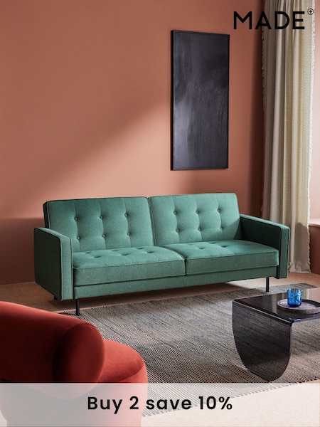 MADE.COM Woodland Green Rosslyn Sofa Bed (654597) | £599