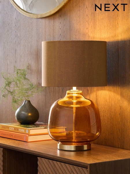 Amber Orange Connor Table Lamp (655420) | £50