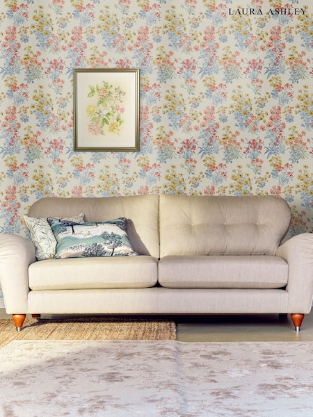 Laura Ashley Yellow Megan Ochre A4 Wallpaper Sample (655576) | £1