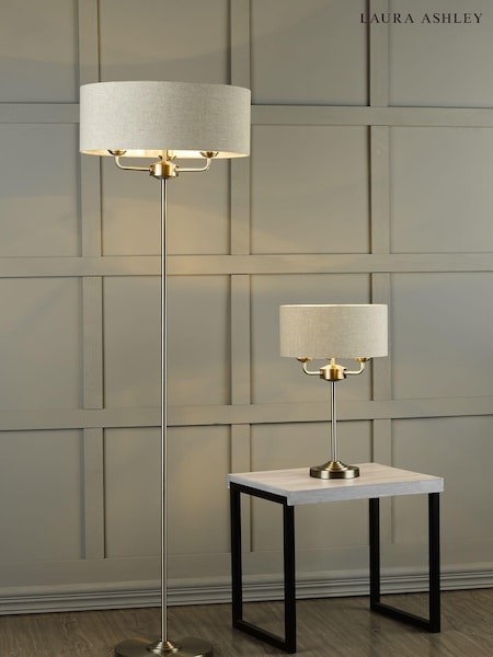 Laura Ashley Natural Sorrento Floor Lamp (655666) | £220
