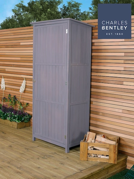Charles Bentley Grey Garden Wooden Storage Shed 6 x 3ft (657206) | £220