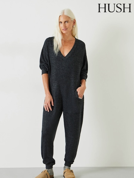 Hush Grey Elle Supersoft V-Neck All-In-One (657904) | £69