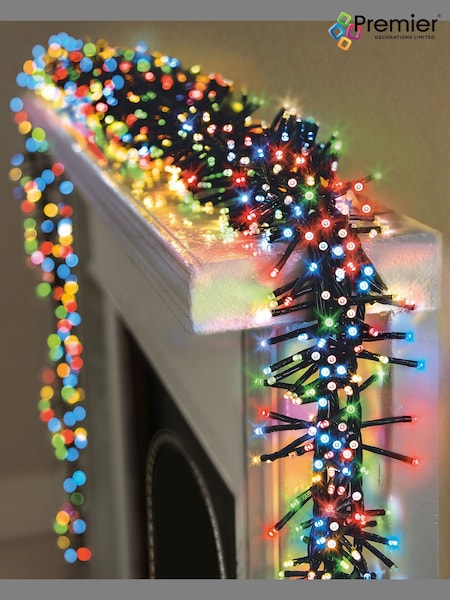 Premier Decorations Ltd Rainbow 3000 LED Cluster Christmas Lights (658707) | £110