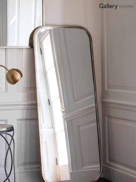 Gallery Home Silver Lolan Leaner Mirror (659079) | £185