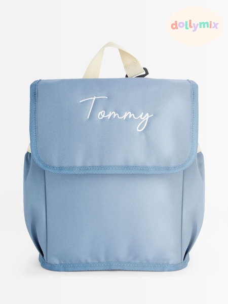 Blue - Personalised Cooler Lunch Bag By Dollymix